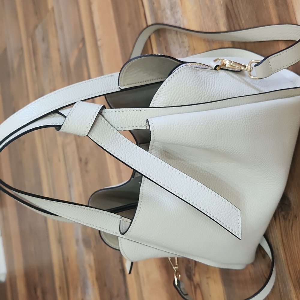 Stylish Cream Crossbody Bag